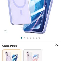 Case for Samsung Galaxy S24 with screen protector