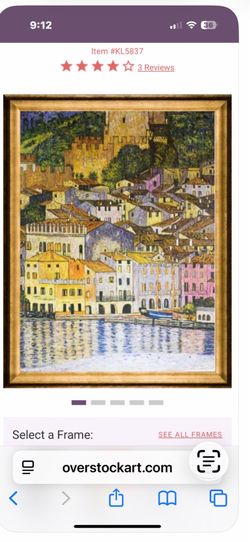 Gustav Klimt Reproduction of Malcesine, Lake Garda