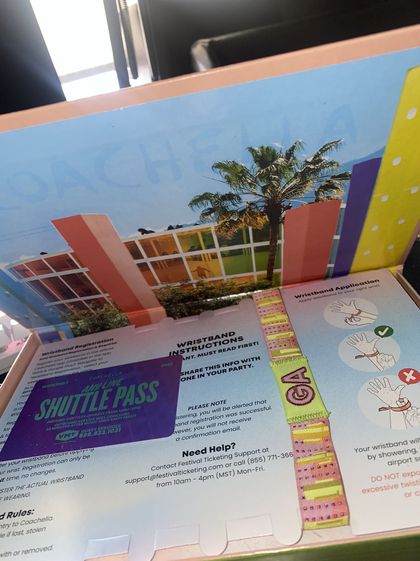 Coachella Week 1 Wristband + Shuttle Pass