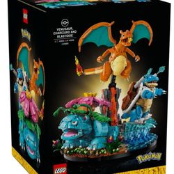 (PRESALE) Lego Pokemon Venusaur, Charizard and Blastoise