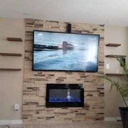 Electric Chimini And Bathroom