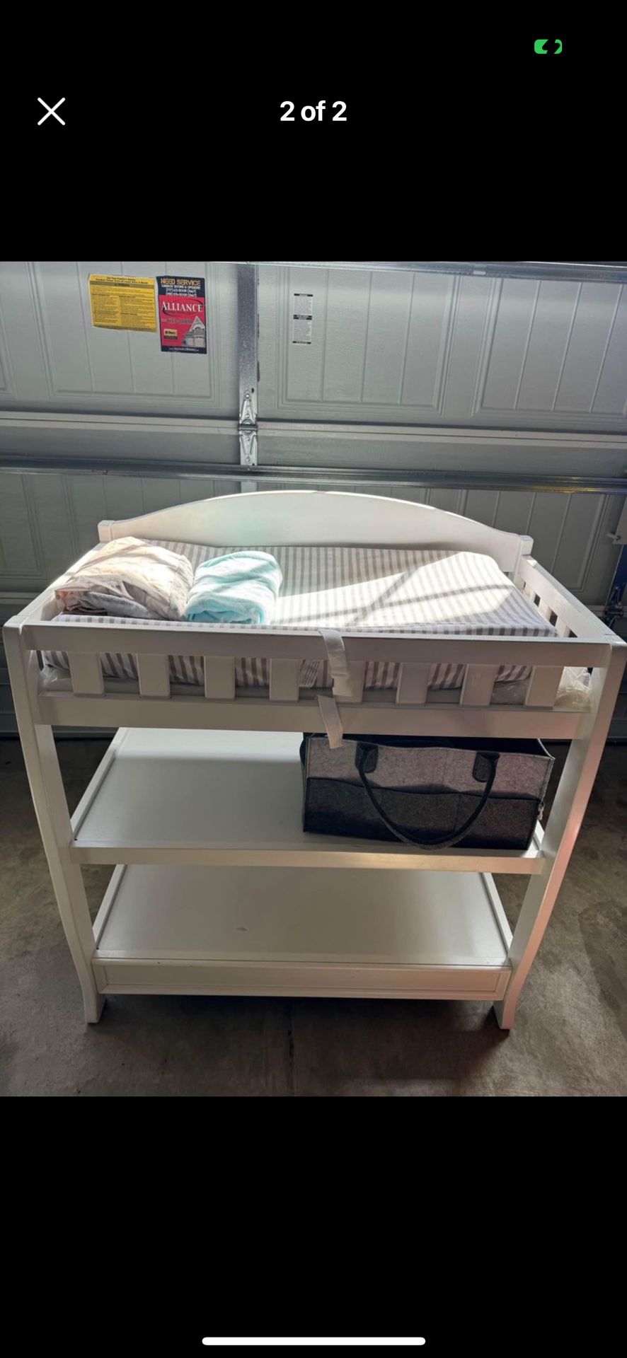 Delta Infant Changing Table With Pad