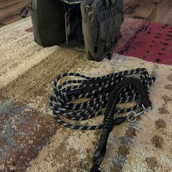 EXCELLENT ELITE SPANKER Dog Pack Hound Dog Saddle Bag Backpack for Travel Camping Hiking Medium & Large Dog with 2 Side Pockets + Long Lead