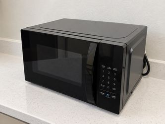 Amazon Alexa-Enabled Black Countertop Microwave