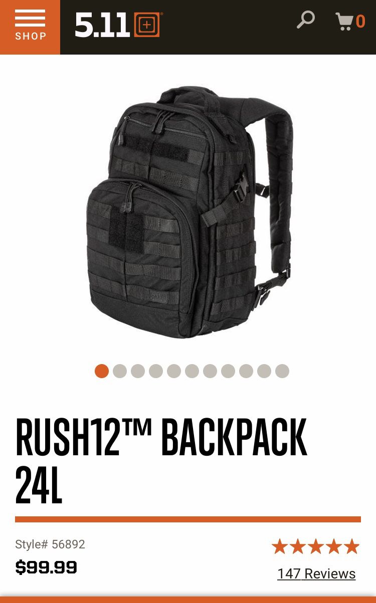 5.11 Rush 12 backpack