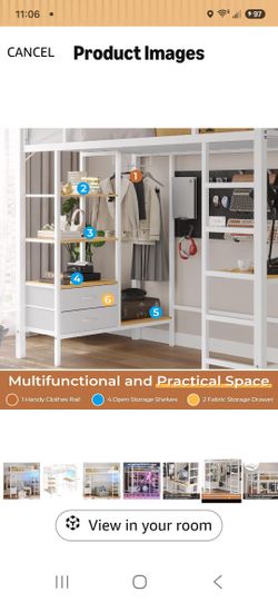 Twin loft bed frame