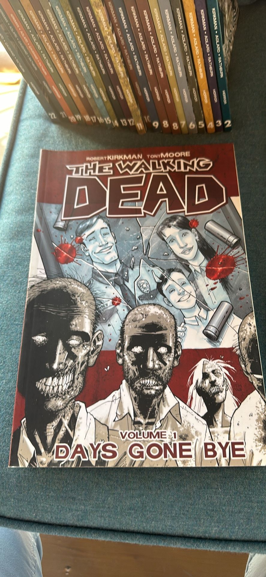The Walking Dead Collection Books 1-22 Great Condition