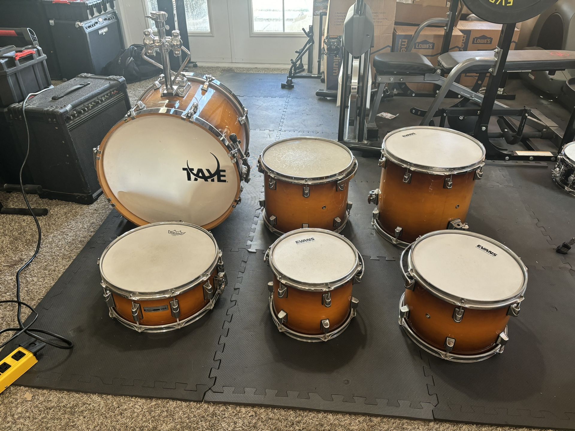 Taye Studio Maple Drumset Shells