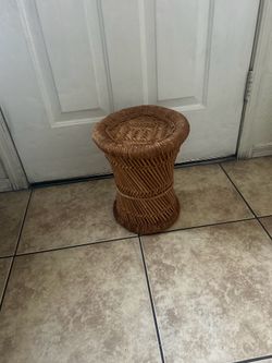 Stand  wicker  14 inches tall 11 inches wide
