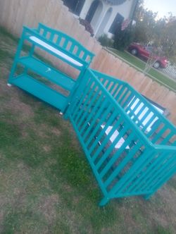 Crib And Changing Table Set
