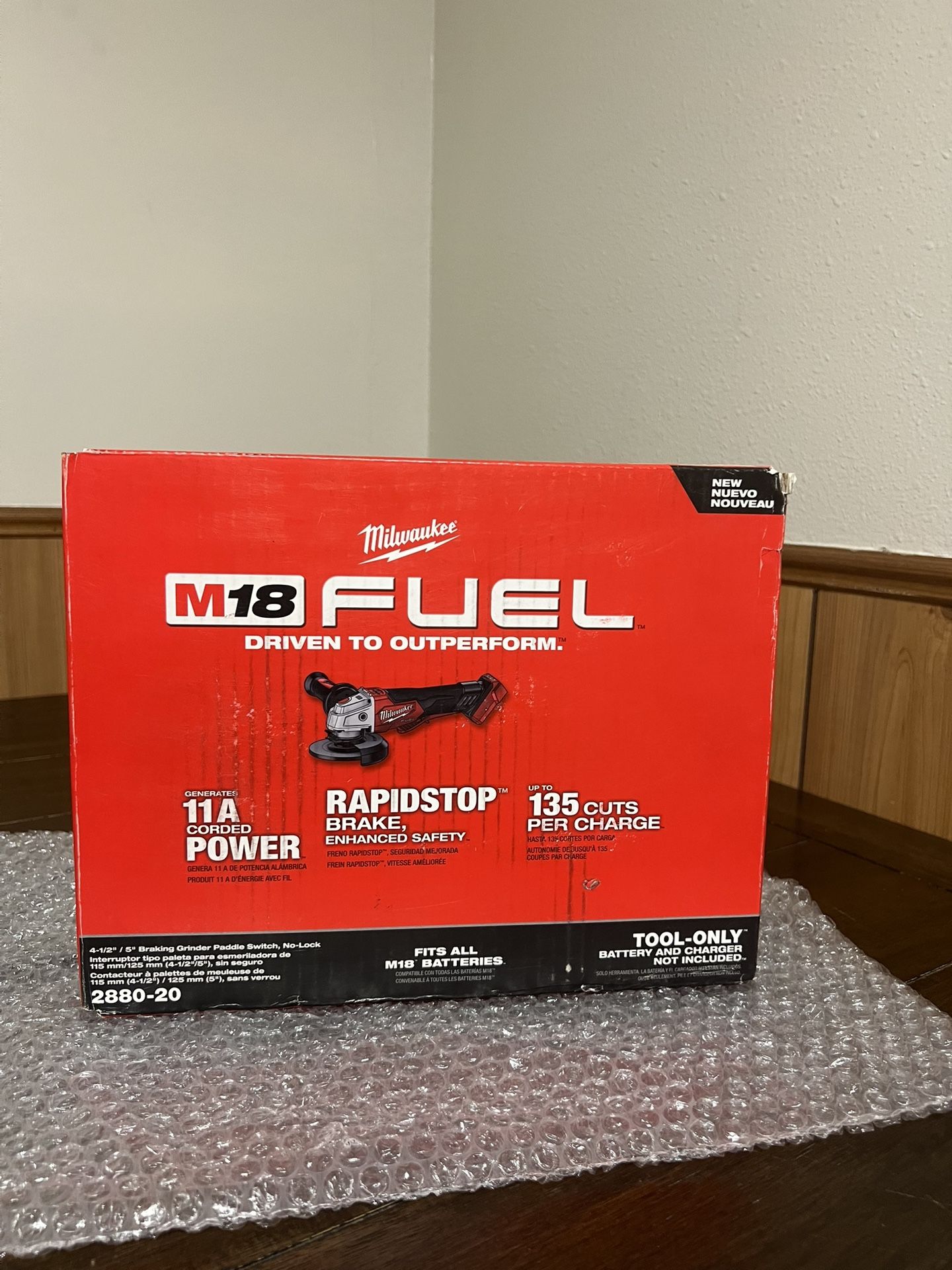 Milwaukee M18 FUEL Grinder (Tool Only)