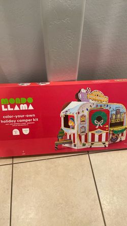 Mondo Llama Color-Your-Own Holiday Camper Kit