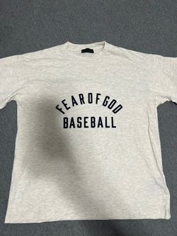 Fear Of God Baseball T- Shirt- Large