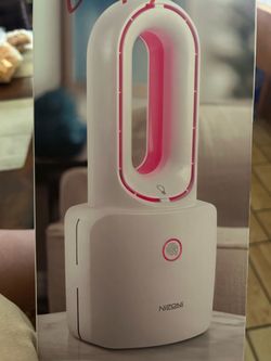 Blade-less fan, color changing led light