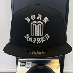 Born X Raised Mexico New Era Fitted Hat/Cap