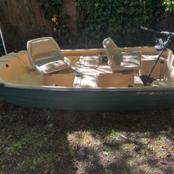 9.4’ Bass Tender Fishing Boat W/motor. 