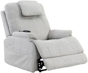 Flexsteel Zecliner Gray Performance Fabric Sleep Lift Recliner