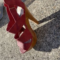 * Sexy RED  strappy  #Platforms #heeels  #stilettoPumps
