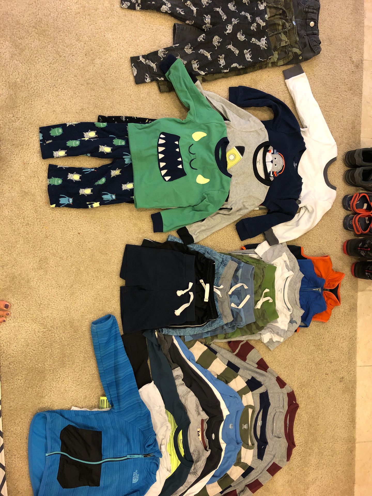 2t-4t toddler boy clothes and shoes