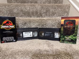 Retro “Jurassic Park” & “Lost World” VHS Movie Bundle
