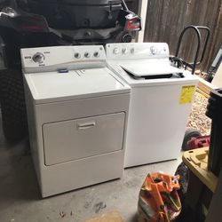 Kenmore Electric Dryer And Ge Washer 