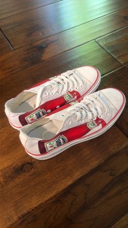 Heinz Ketchup Canvas converse like sneakers Women size 9 (men’s 7)