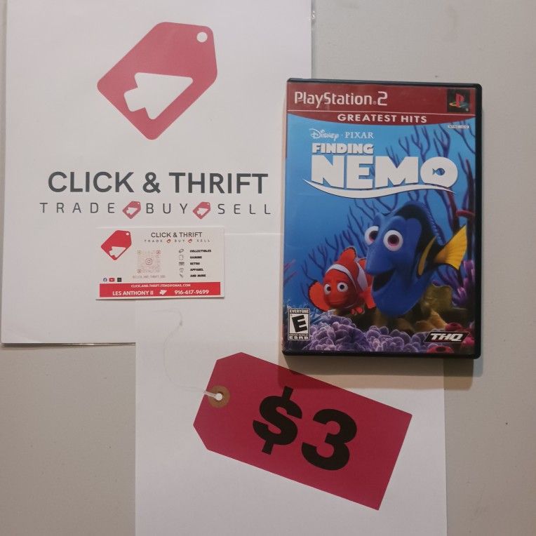 Playstation 2 Greatest Hits - Finding Nemo - Video Game