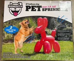 Big Mouth Balloon Dog Sprinkler