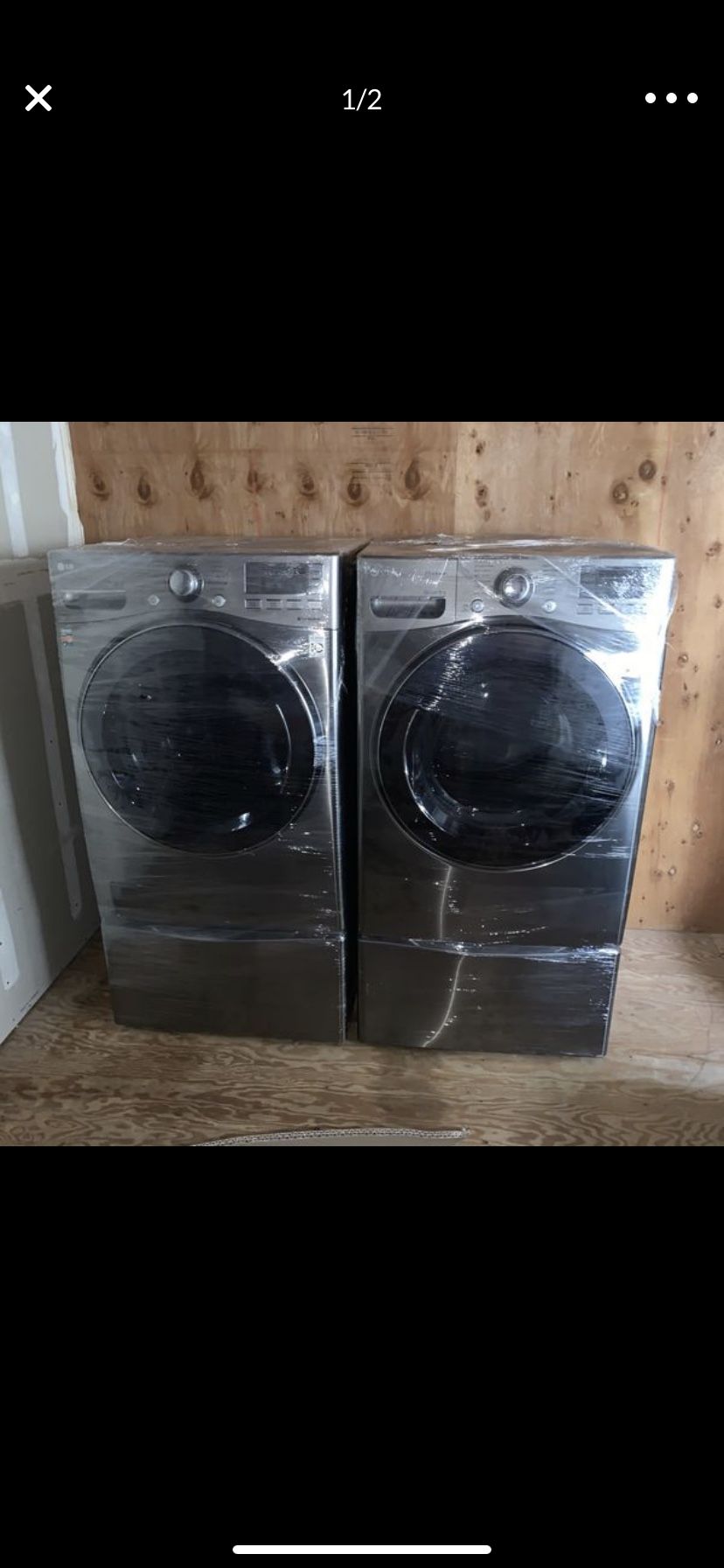 LG washer and dryer