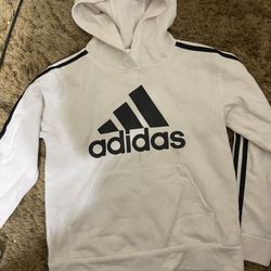 Adidas White Hoodie 