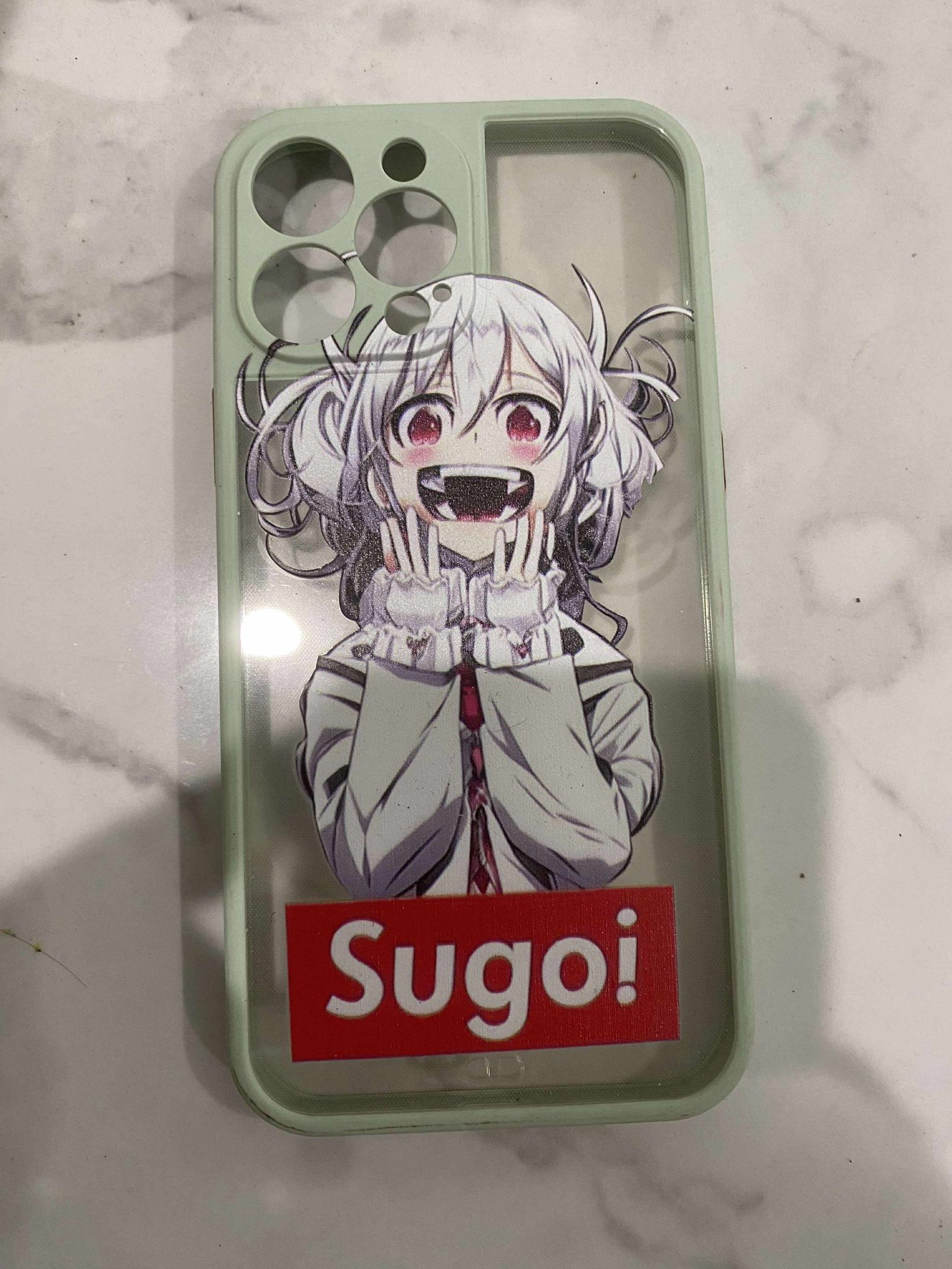 Green Iphone 13 Pro Max Case Sigoi Anime