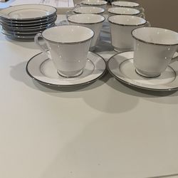 Noritake Antique Tea Cups And Saucer