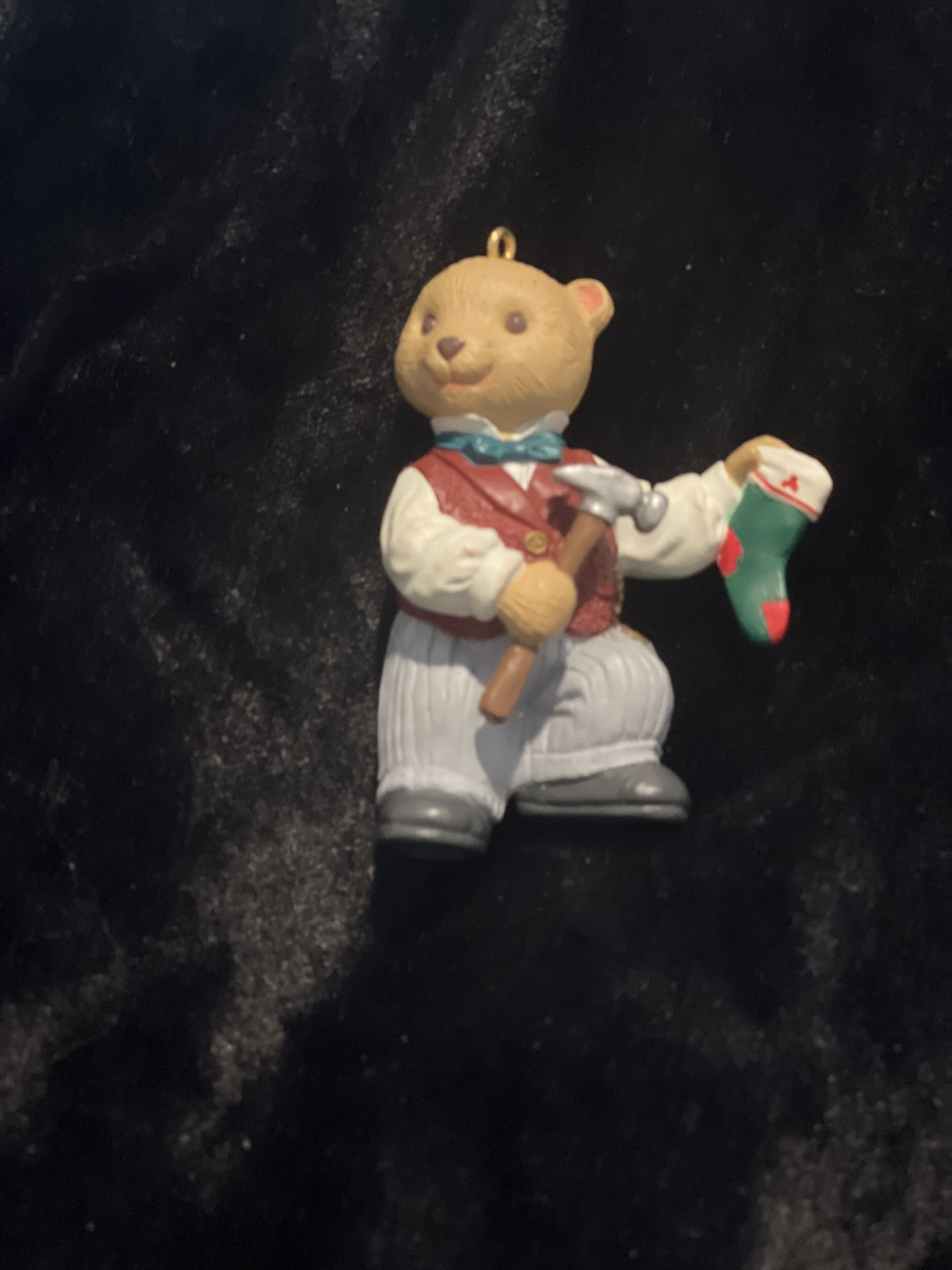 NWOT Hallmark Bear Hanging Stocking