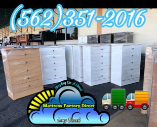 Five drawer dresser white compressed cajonera Comoda nueva