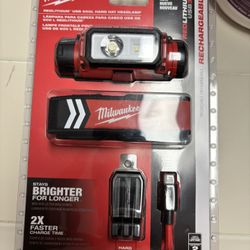 New Milwaukee 600L Hard Hat Headlamp