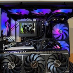 Gaming PC Custom Built by AREA-51✅🕹Full White RGB Set,Intel i7/32GB RAM/2TB🖥1 Yr Wrnty‼️ RTX 5070 GPU💥 $0 Down Finance Available