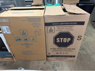 BRAND NEW GE  WASHER AND ELECTRIC DRYER SET ON BOX