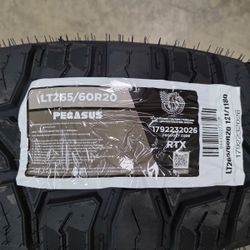Brand New Tires (1) Pegasus RTX (LT265/60R20) (Single) ($149)