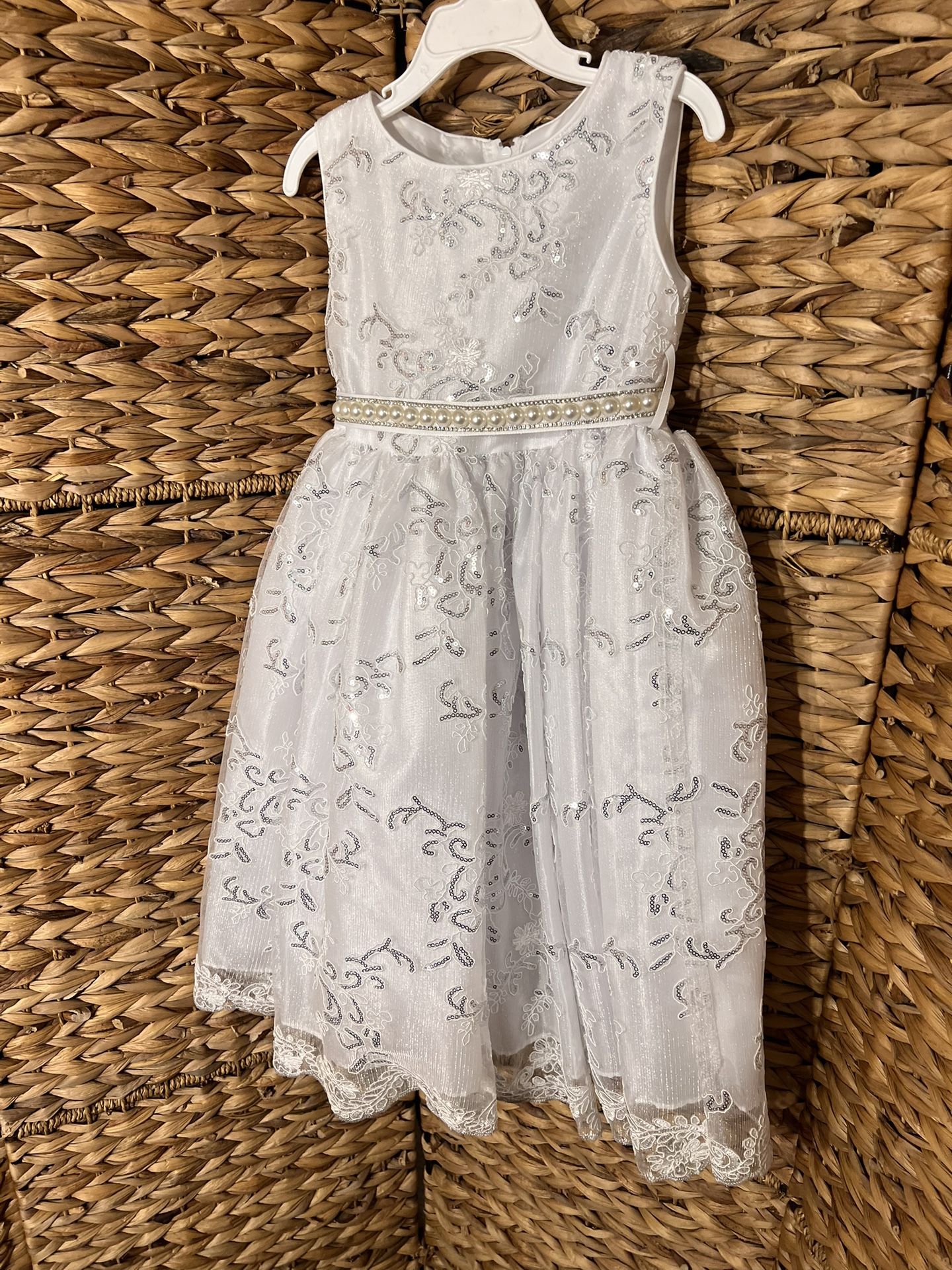 Beautiful White Couture Toddler Dressy