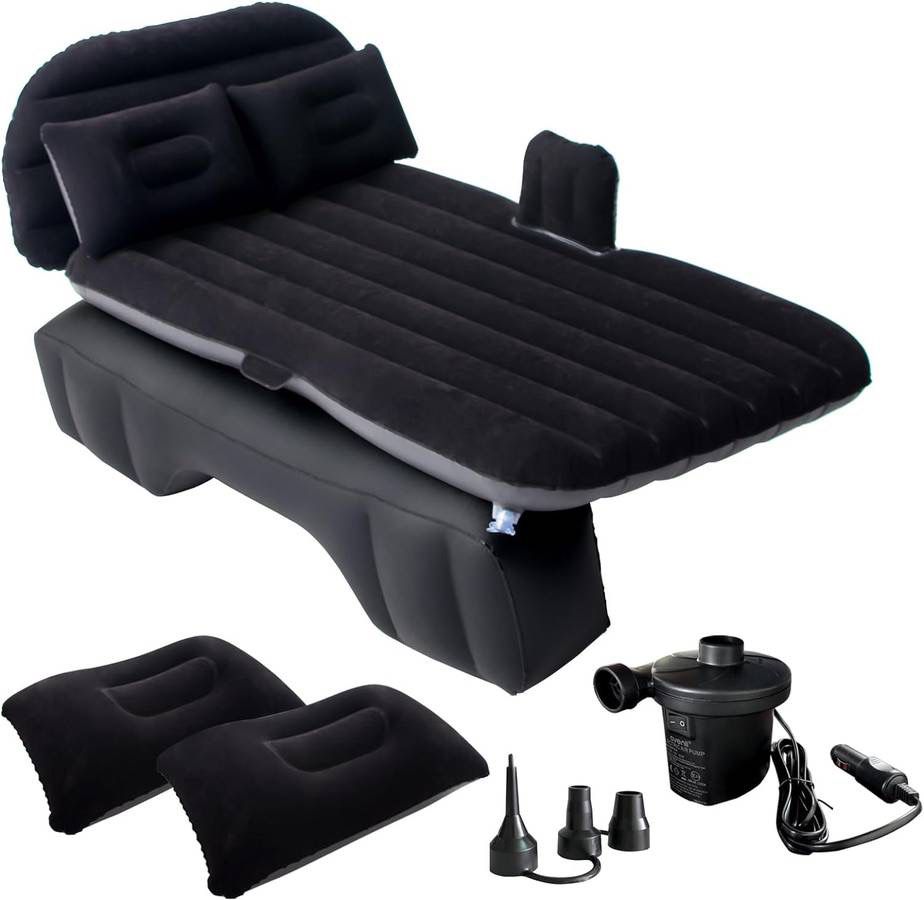 new Car Air Mattress Inflatable Bed,SUV Blow Up Back Seat Mattress,Car Sleeping Pads with Pillows and Pump  About this item  Comfortable and Versatile