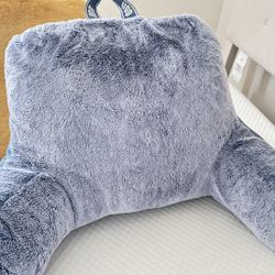 Grey Ugg Bed Reading Pillow