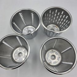 King Kutter Healthy Gourmet Kitchen 4 Replacement Cones Metal Shredder Slicer