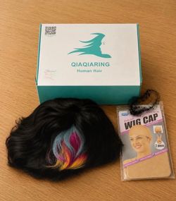 Pixie cut human hair wig
