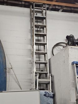 Two 24 Foot Aluminum Ladders