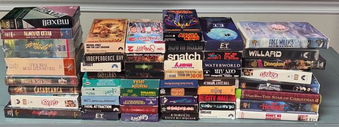 VHS Collectible Tape Horror Music Action Comedy some NEW just $5 each