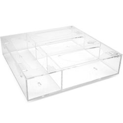 Clear ziplock bag organizer