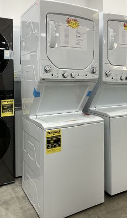 GE 2.3 cu. ft. Washer 4.4 cu. ft. Electric Dryer Combo in White