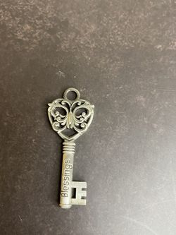 Key Pendant With Blessings On The Side