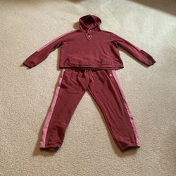 Women’s Pink Adidas Warm-up Track Suit