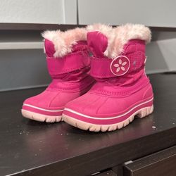 Pink Toddler Snow Boots